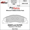 Pad Set, Promatrix, D1328